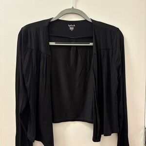 Splash Women's Elegant Black Long Sleeve Bolero